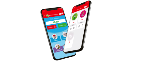 Smartphone mit Taschengeld-App